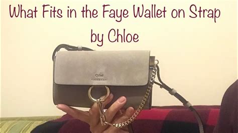 Faye Wallet On Strap From Chloe / What Fits In It 